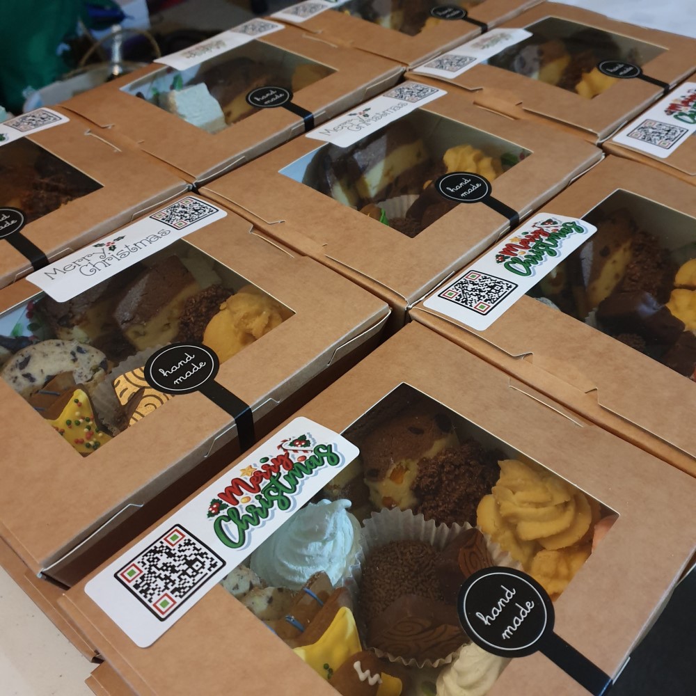 Packed Cookie Boxes
